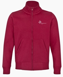 Sweatjacke Stehkragen